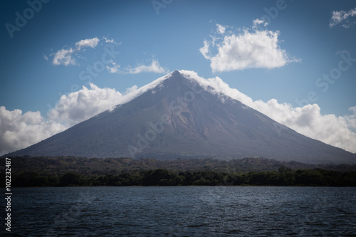 concepcion volcano photography from water. Ometepe island, Nicaragua