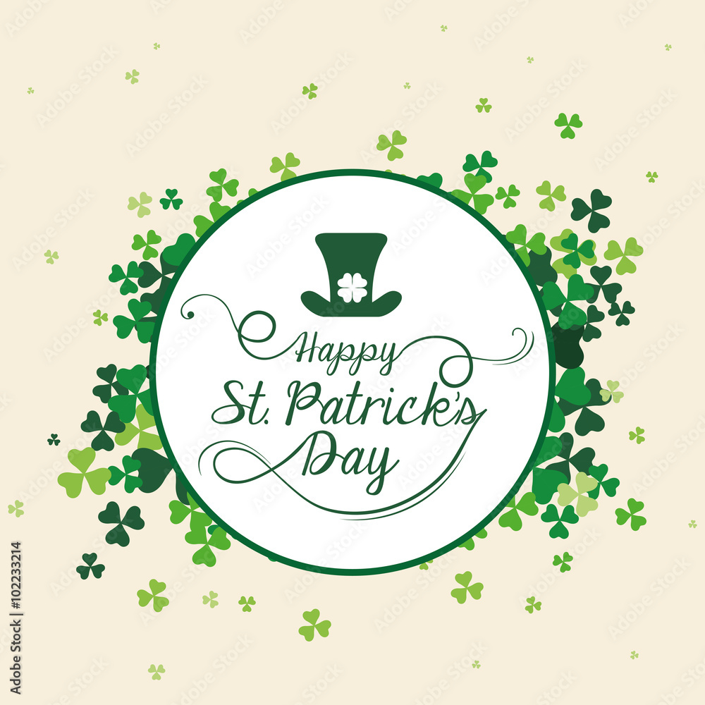 Happy Saint Patricks day design Happy Saint Patricks day design