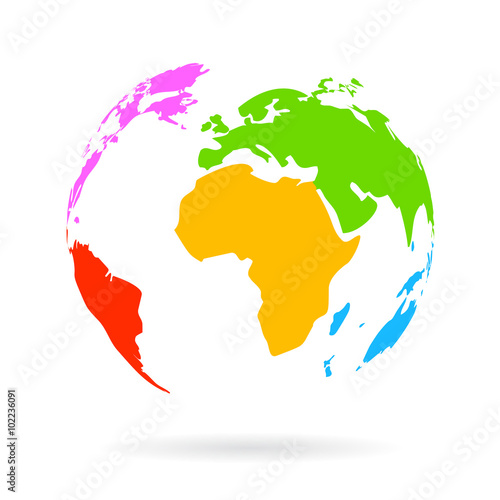 Earth map icon