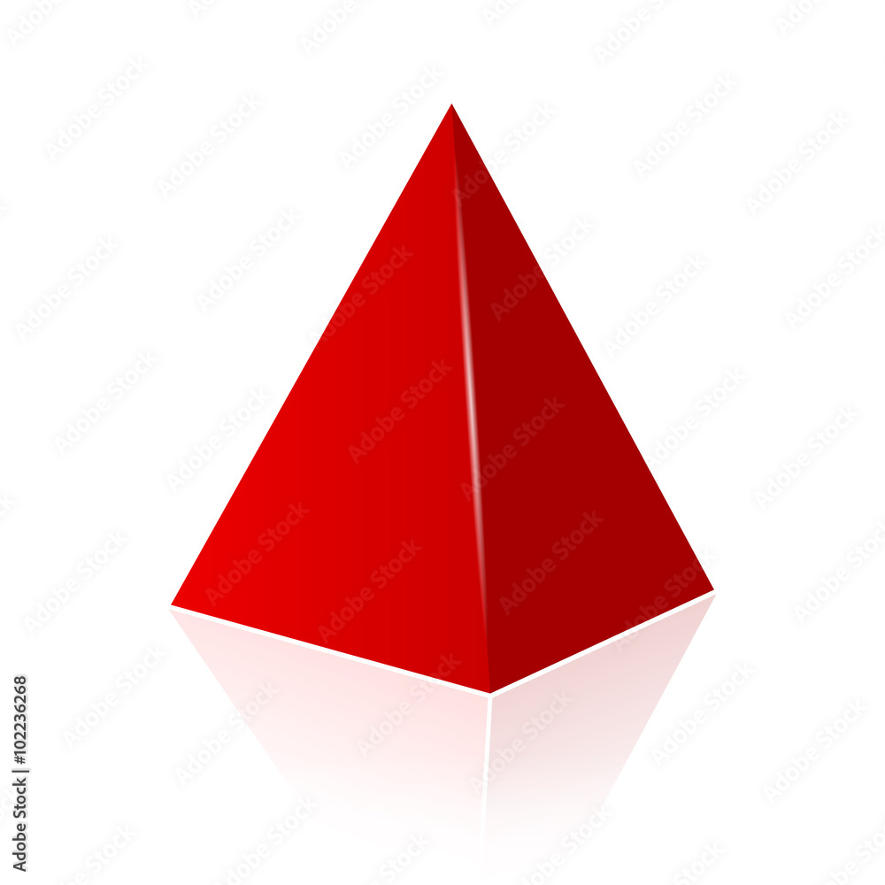 Obraz premium Pyramid vector illustration