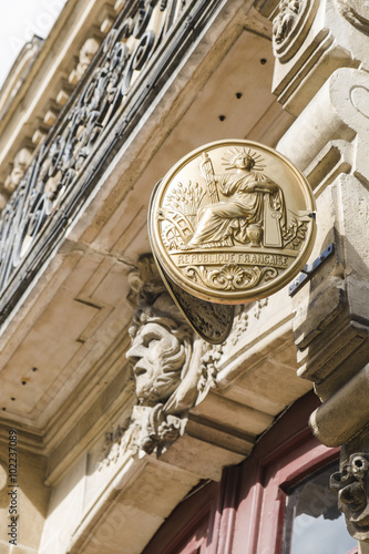 Plaque de notaire