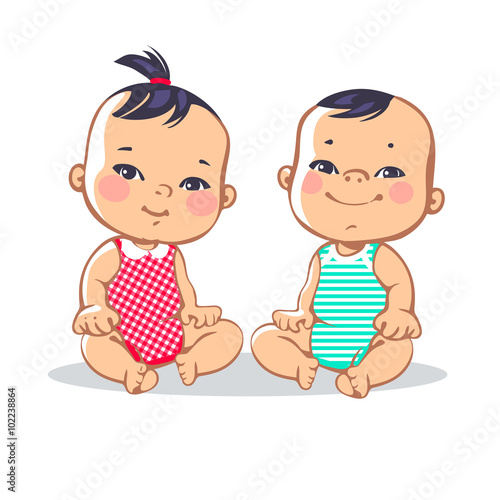 Two cute little babies.  