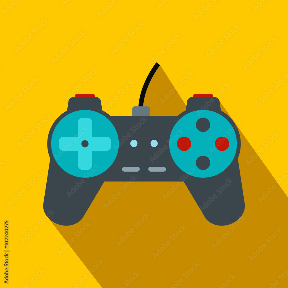 Video game controller flat icon Video game controller flat icon