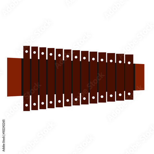 Xylophone flat icon