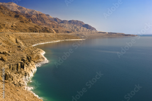 Jordan. Coastline of the Dead Sea © WitR