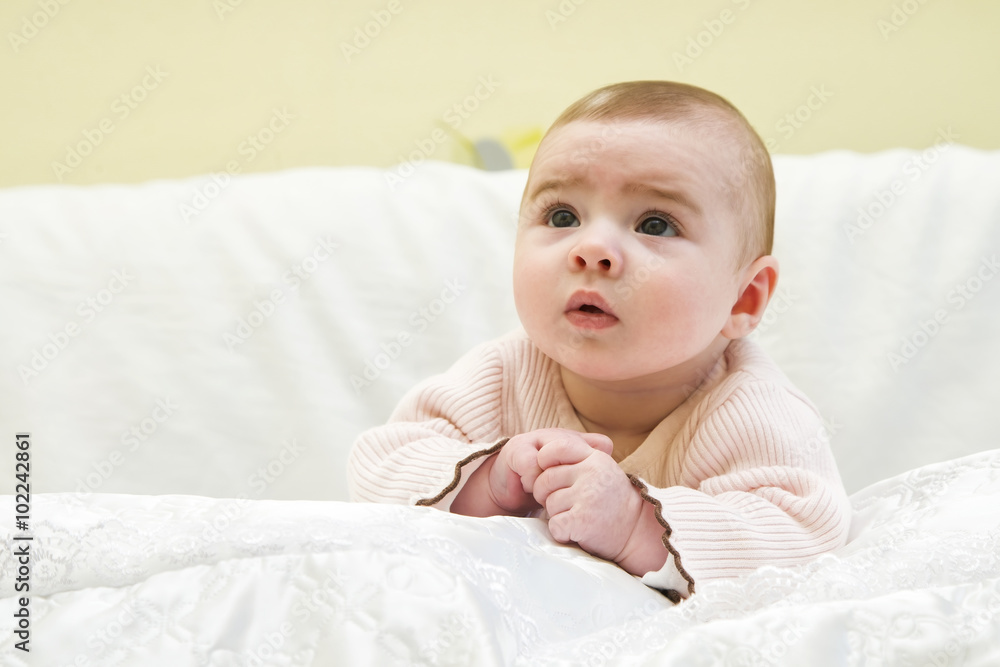Portrait of a beautiful baby girl Portrait of a beautiful baby girl