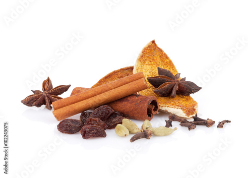 Fototapeta Naklejka Na Ścianę i Meble -  Mulled wine spices