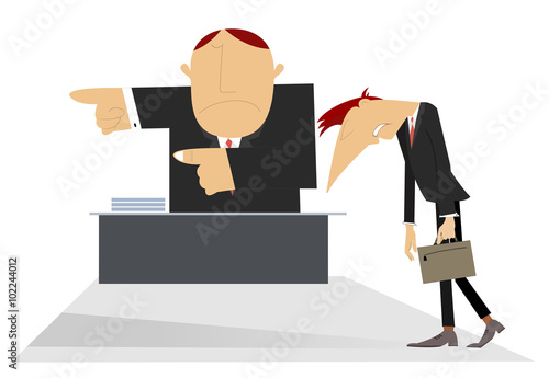 Director layoffs his sad employee