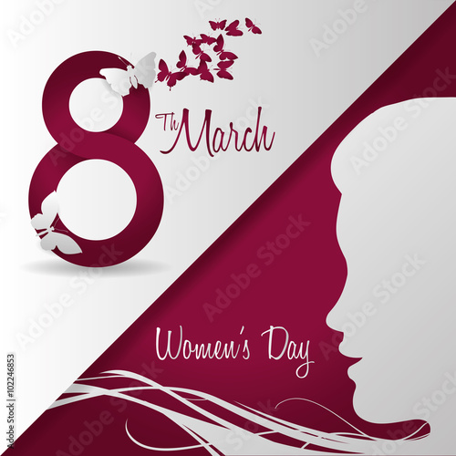 Happy womens day design 