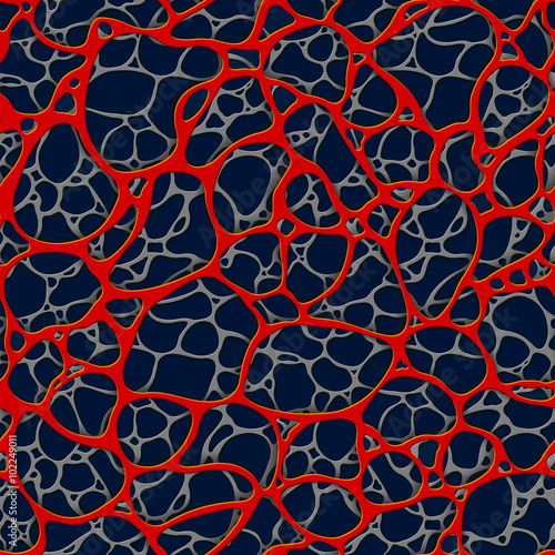 Ppattern seamless - cells, veins, spider webs, or neurons