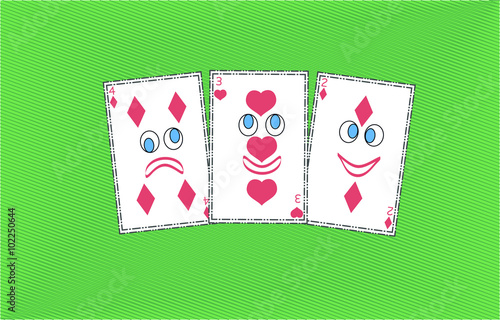 Cards for poker