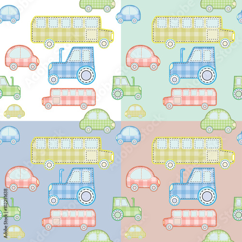 car pattern for kids