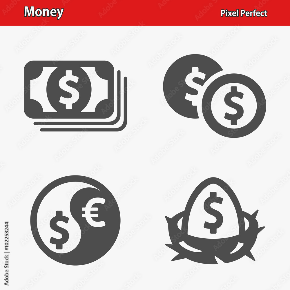 Money Icons. Professional, pixel perfect icons optimized for both large and small resolutions. EPS 8 format. Money Icons. Professional, pixel perfect icons optimized for both large and small resolutions. EPS 8 format.