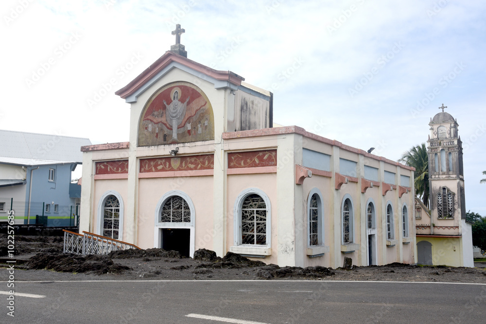 Fototapeta premium notre dame des laves