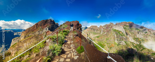 tourist at Pico do Arieiro