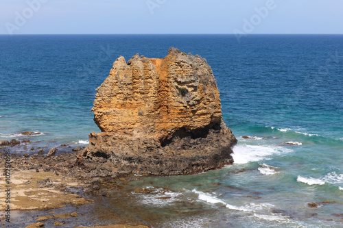 Eagle Rock at Aireys Inlet on the Great Ocean Road Victoria - Australia. The coastline along the great ocean road and is a spectacular road trip accessible from Melbourne. photo