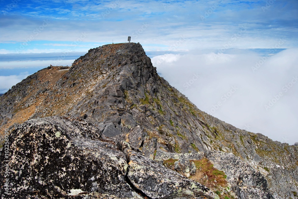 Fototapeta premium above the clouds