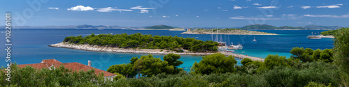 Croatia island Murter panorama
