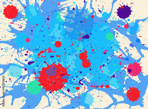 Paint splashes background