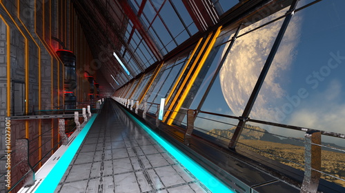 Fototapeta Naklejka Na Ścianę i Meble -  宇宙ステーション