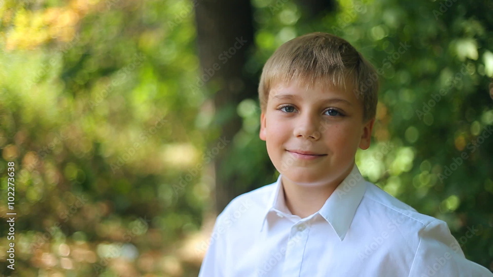 Caucasian joyful child teenager boy smiling Caucasian joyful child teenager boy smiling