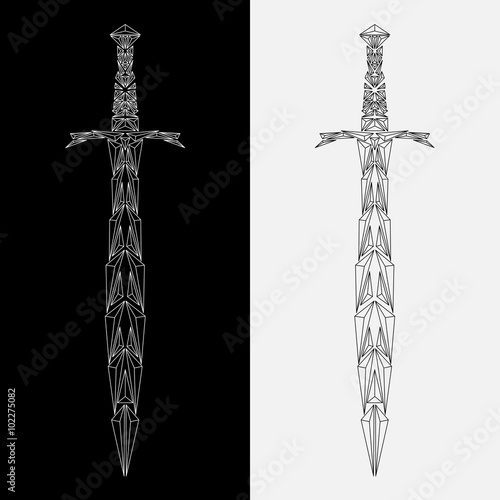 Vector geometric sword