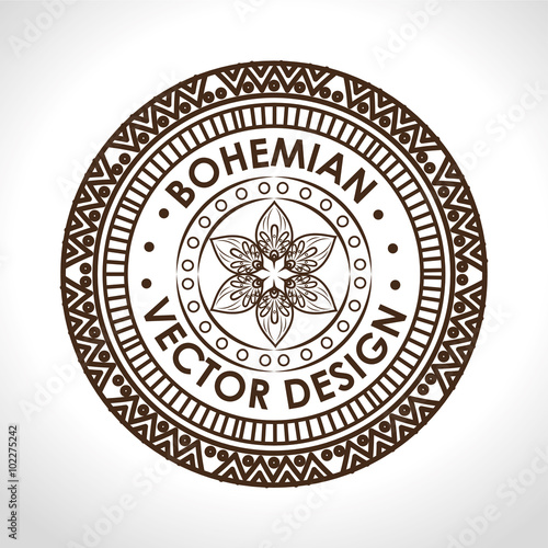 bohemian background design 