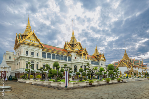 Thailand, Bangkok, Wat Phra Kaew  The royal grand palace © restimage