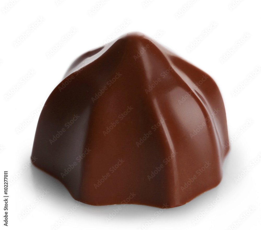 Chocolate candy, isolated on white Chocolate candy, isolated on white