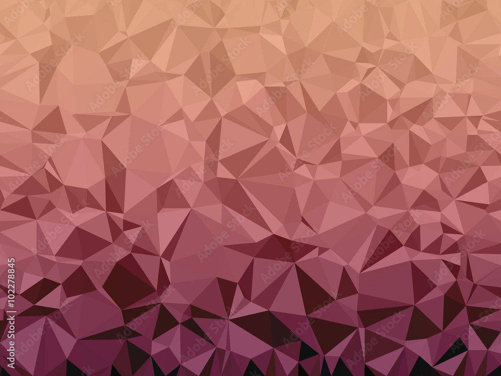 Naklejka premium Abstract low poly background, geometry triangle