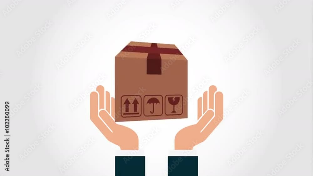 Box icon design, Video Animation Box icon design, Video Animation