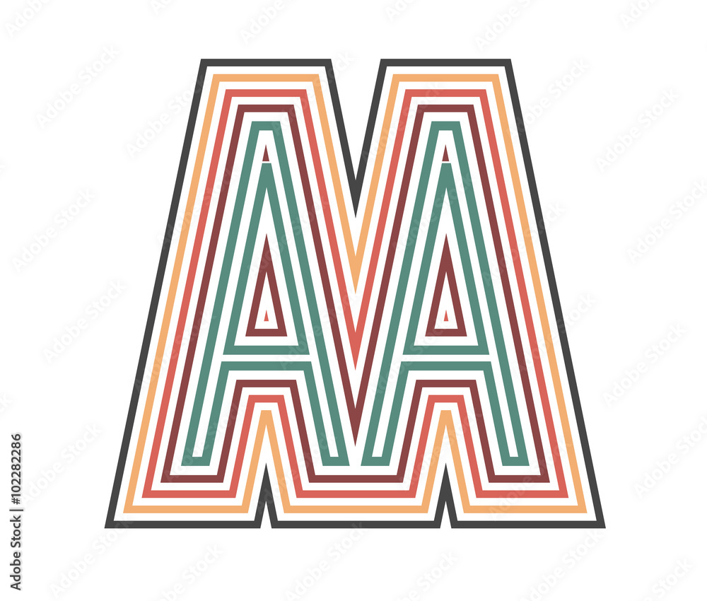 AA Initial Retro Logo company Outline. vector identity AA Initial Retro Logo company Outline. vector identity