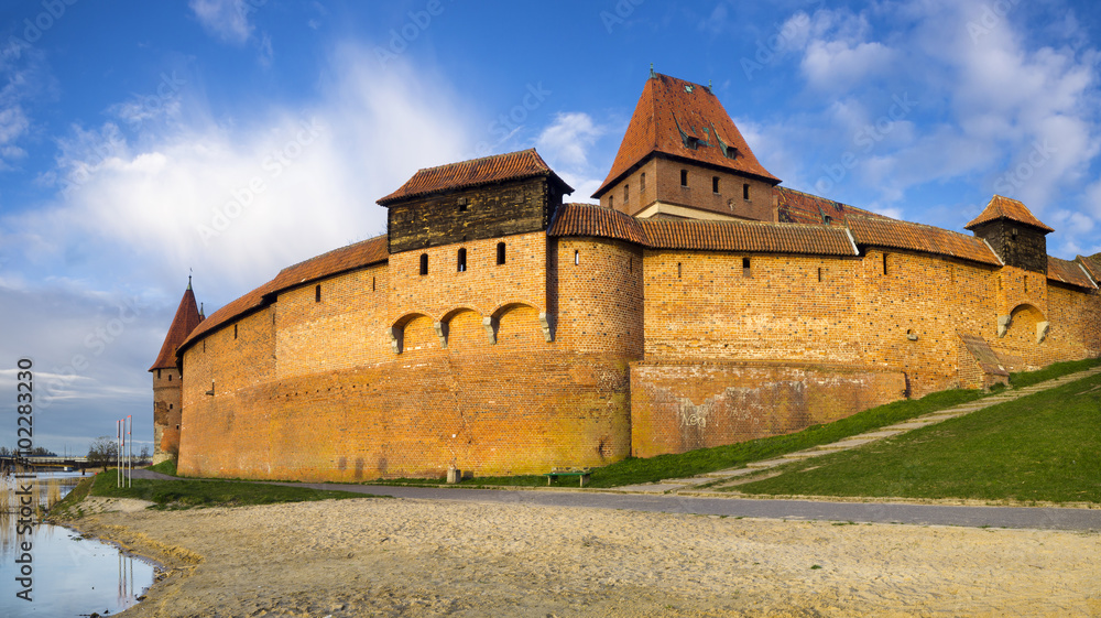 Teutonic Castle in Malbork (Marienburg) in Pomerania (Poland) Teutonic Castle in Malbork (Marienburg) in Pomerania (Poland)
