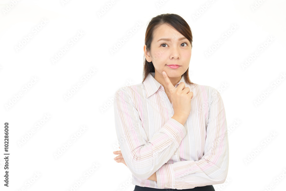 悩む女性 悩む女性