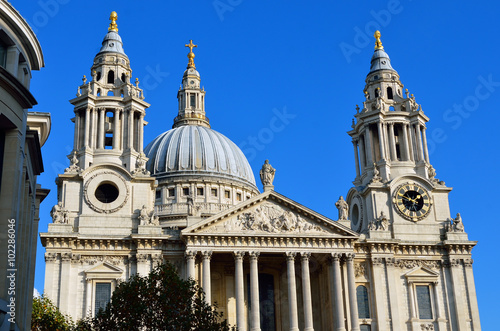 St. Paul's Cathedral church, London, UK..