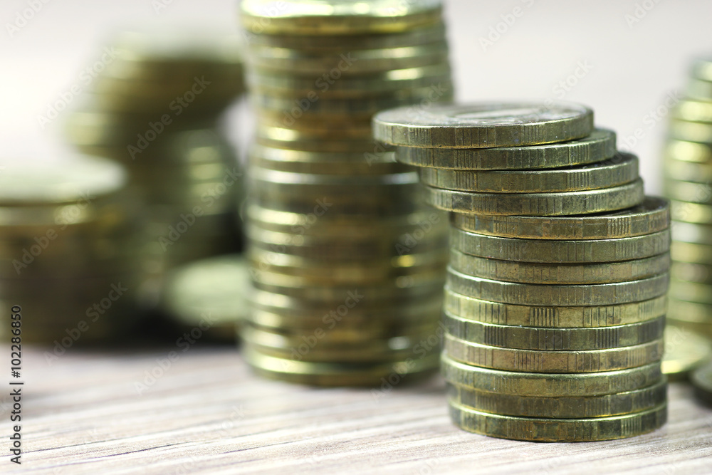 stack of coins