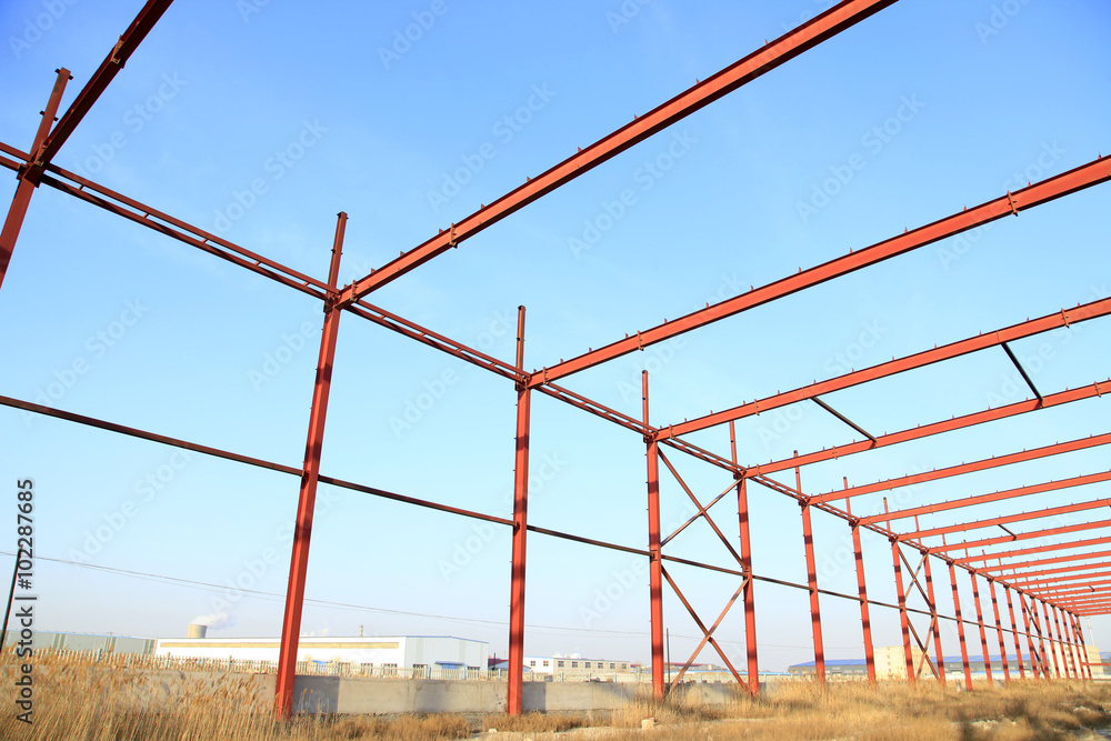 Obraz premium The steel structure