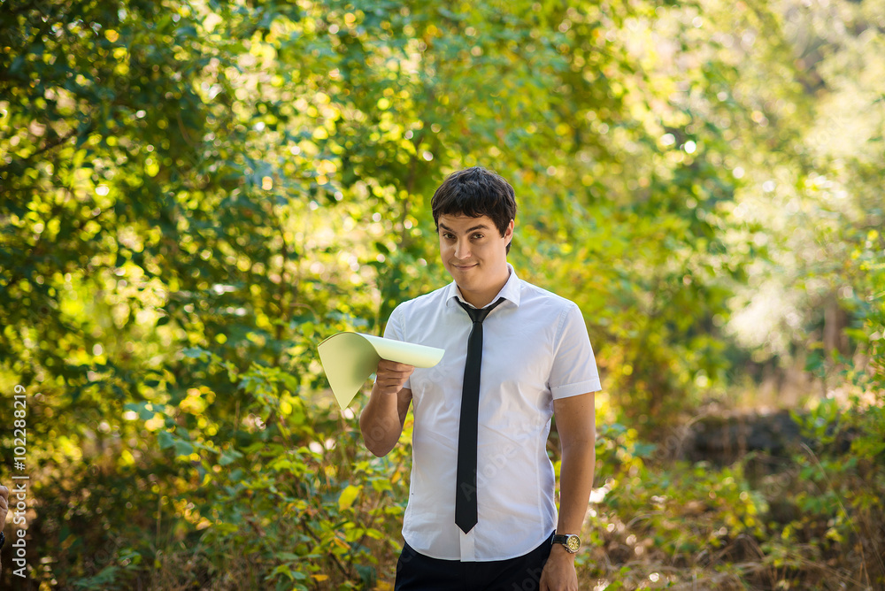 man dressed white shirt and black tie outdoor man dressed white shirt and black tie outdoor