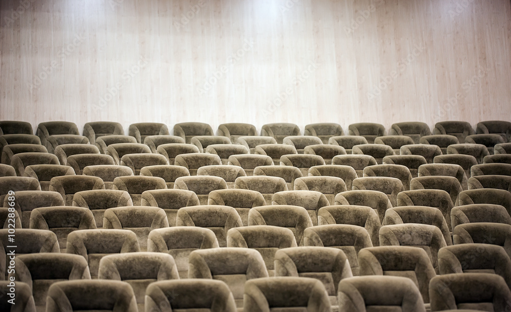 Fototapeta premium Empty comfortable seats in theater, cinema