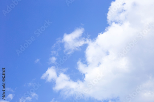 Blue Sky with Cloud