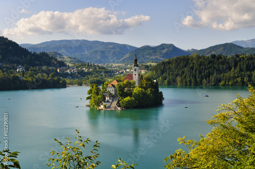 Monastery on Bled lake