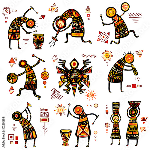 African ethnic patterns