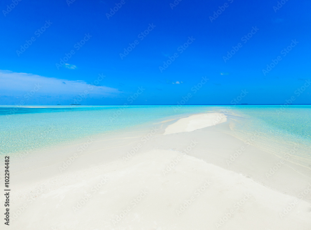 tropical beach in Maldives