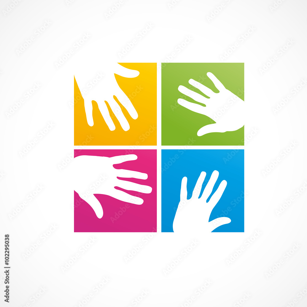 Fototapeta premium empreinte de mains