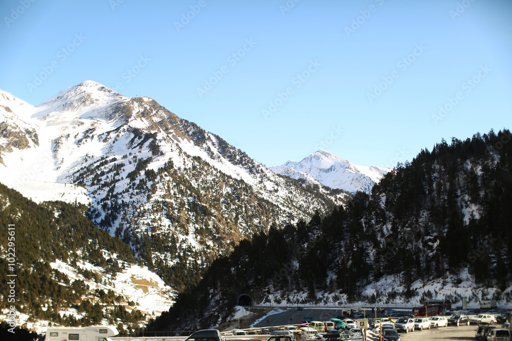 mountain landscape in Andorra
