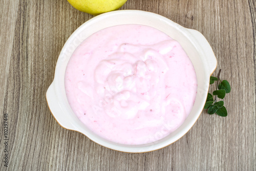 Srawberry yoghurt