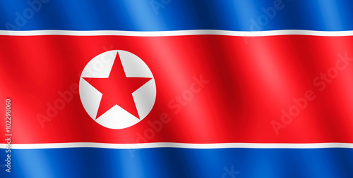 Free Download Flag of North Korea waving in the wind - GFXLoad