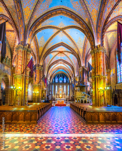 Budapest,  Mathias Cathedral, Hungary