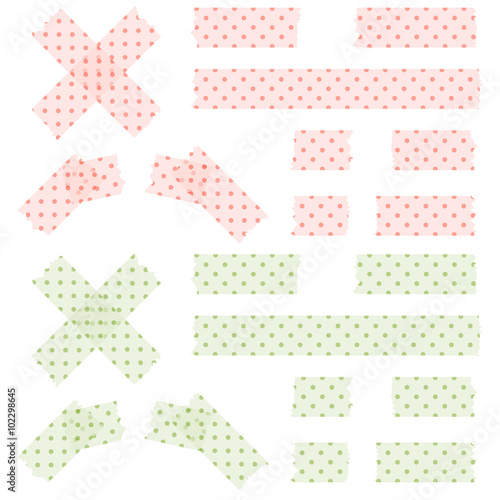 adhesive tapes dotted