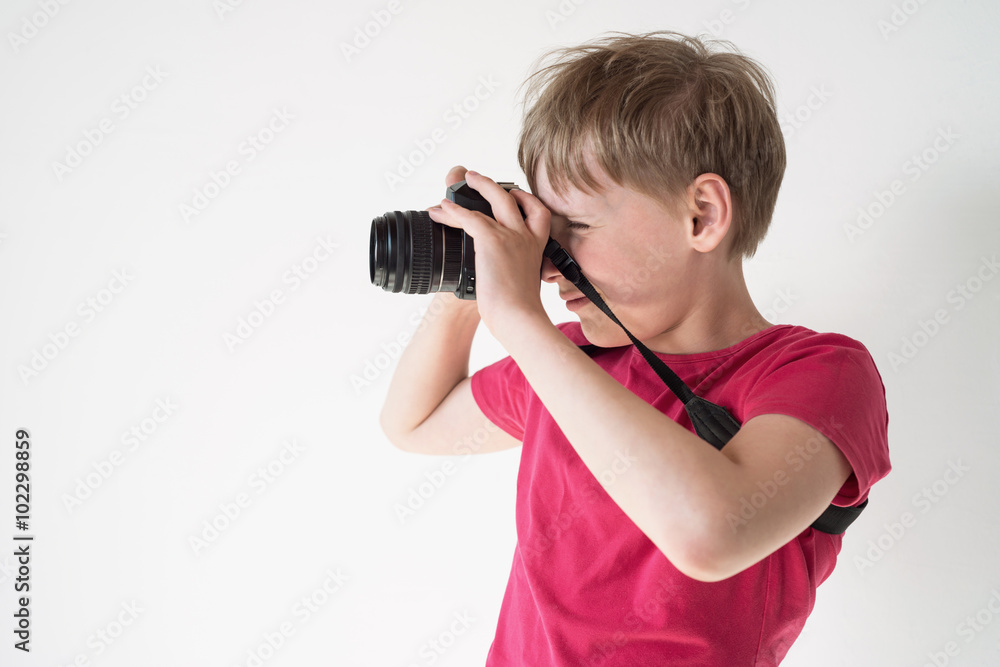 Boy with a camera Boy with a camera
